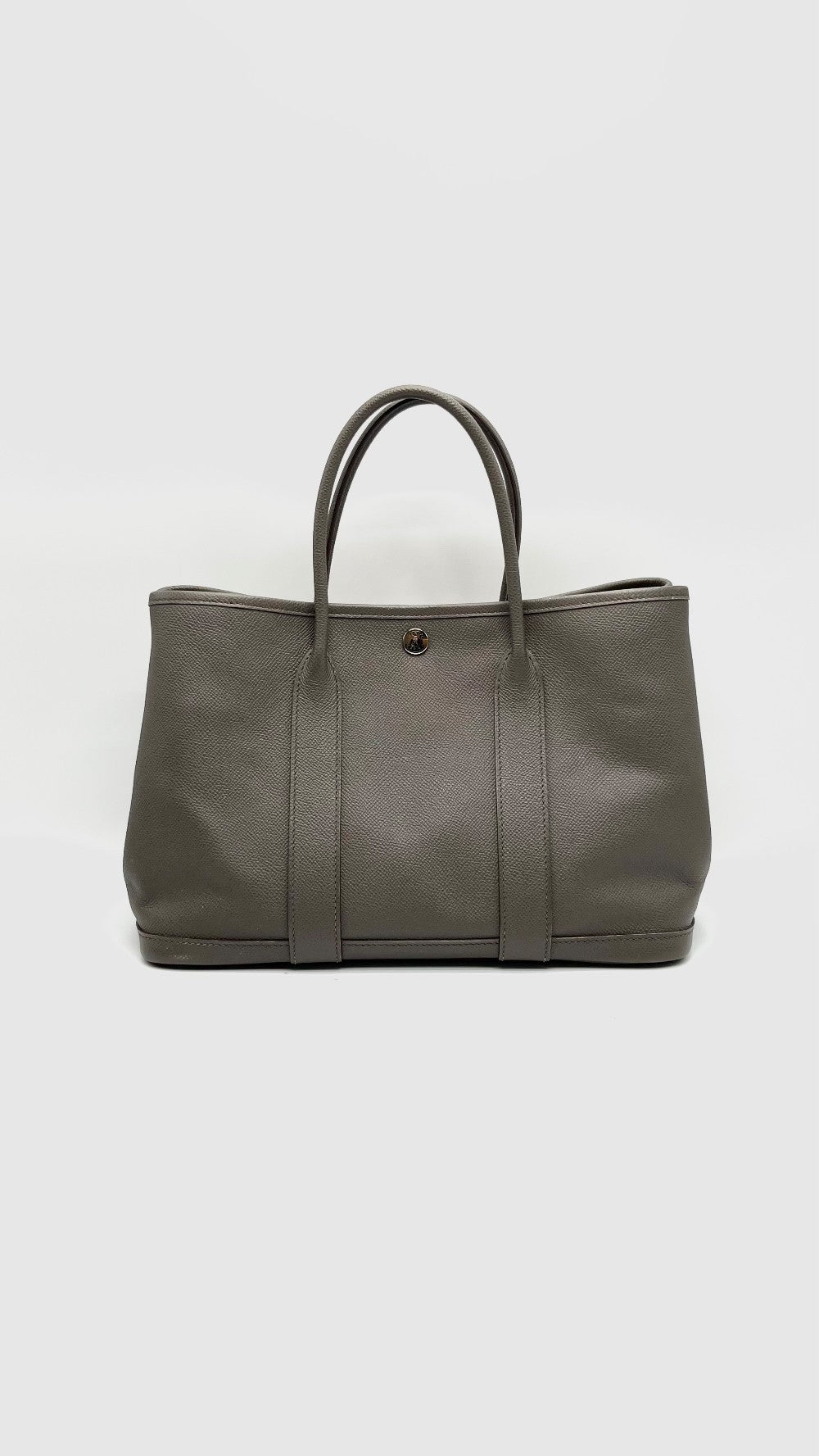 Preowned. Hermes GPT 30 Epsom Etain SHW. AMM007KM|15998