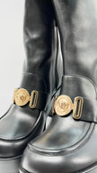 Brand New. Versace Boots Black. 39|10799