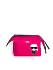 Unused. Karl Lagerfeld Pouch bag Nylon Pink|12464