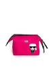 Unused. Karl Lagerfeld Pouch bag Nylon Pink|12464