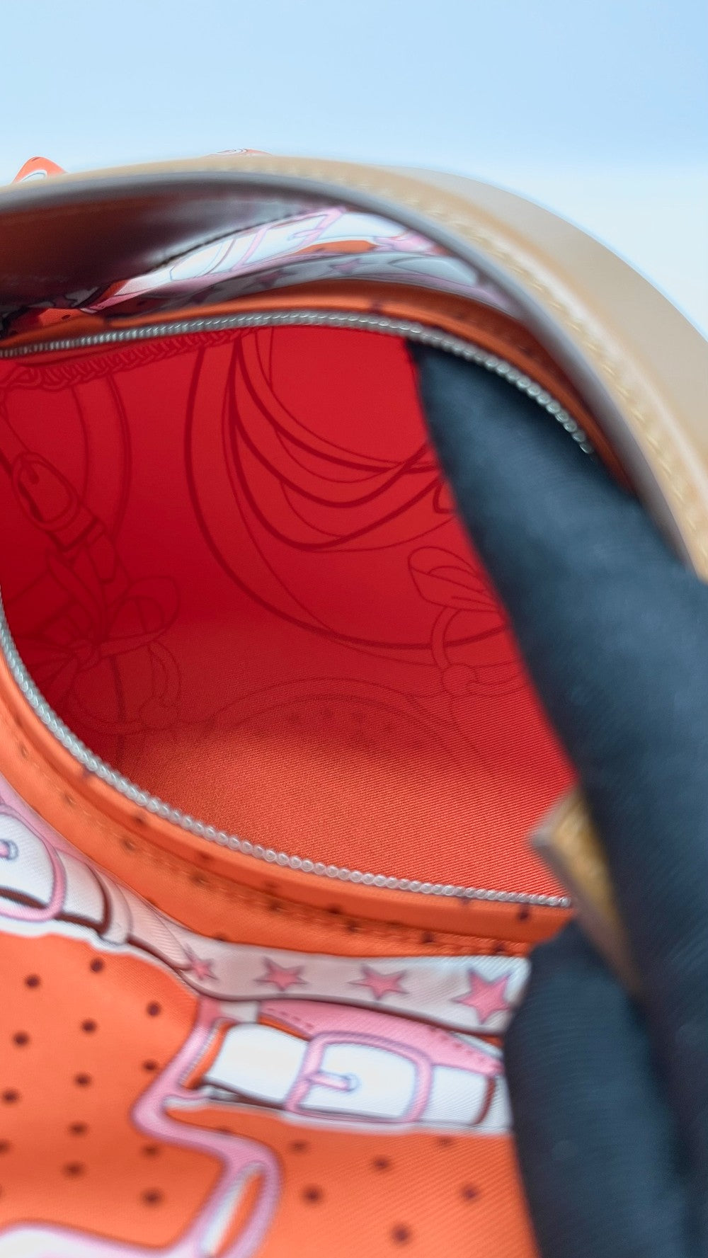 Brand New. Hermes Balusoie Bag Orange. BFM007PM|11828