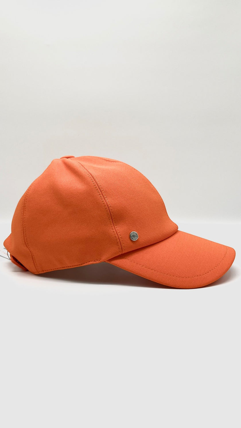 Brand New. Hermes Serena Baseball Cap Orange. 60|7943