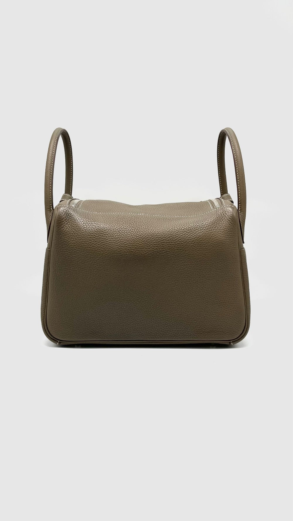 Like New. Hermes Lindy 30 Etoupe Togo PHW. ANN001IW|14026