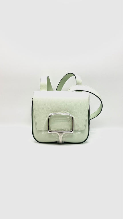 Brand New. Hermes Della Vert Fizz Epsom PHW. UCT085PM|15799