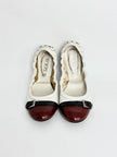 Preowned. Tods Flats White/Red. 37|12560
