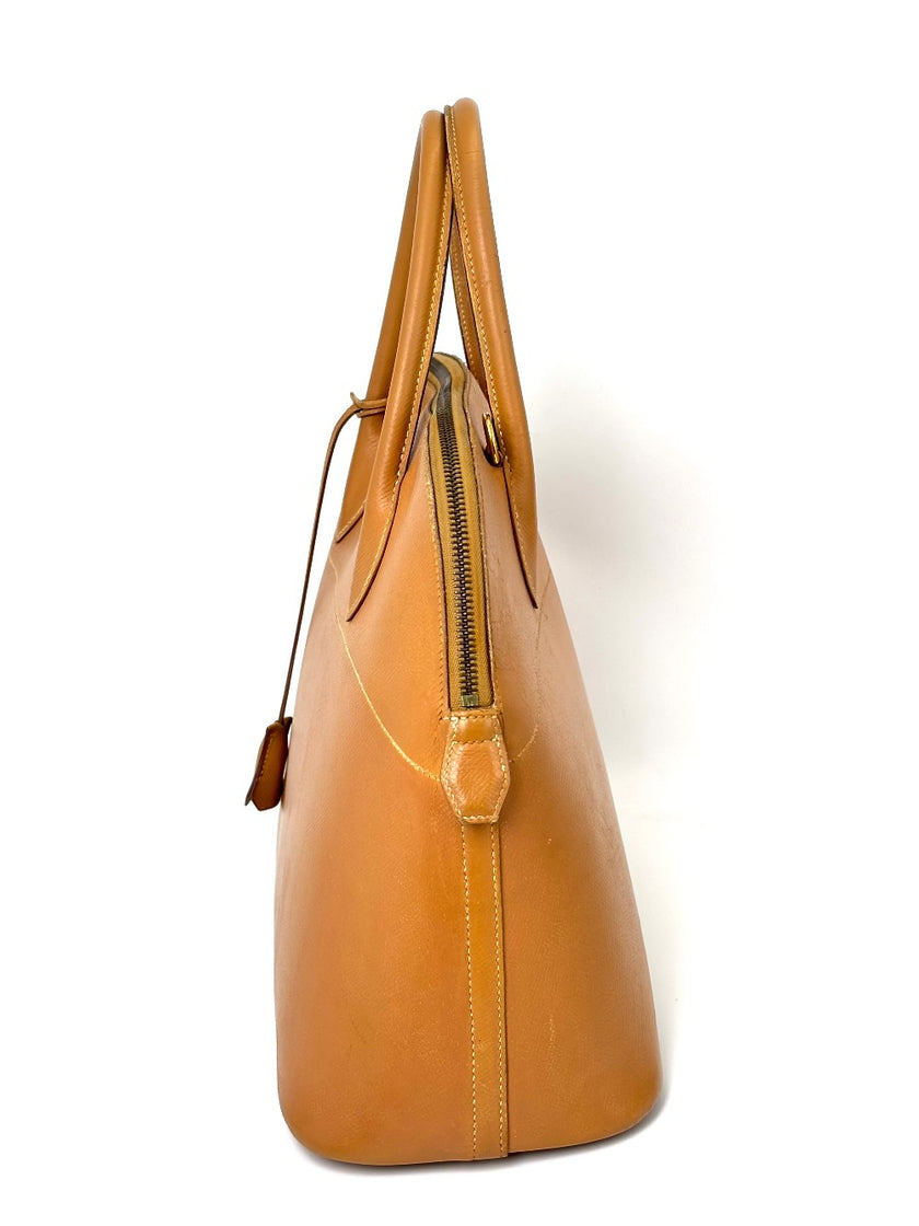 Preowned. Hermes Bolide 35 Natural. A square 21|8016