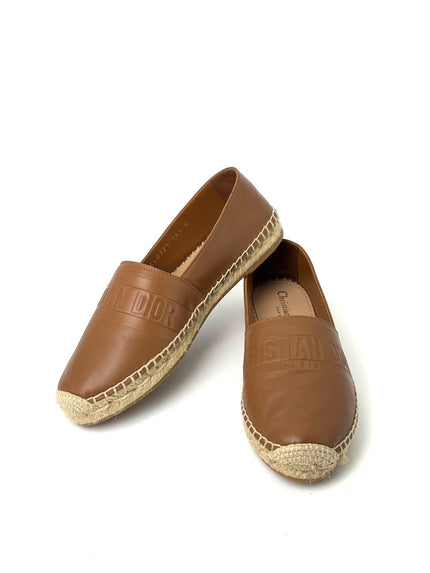 Brand New. Dior Granville Espadrille Brown. 36.5|7452