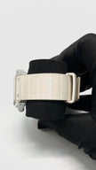 Preowned. Cartier Santos White Dial Roman White Rubber Strap 36MM|5693