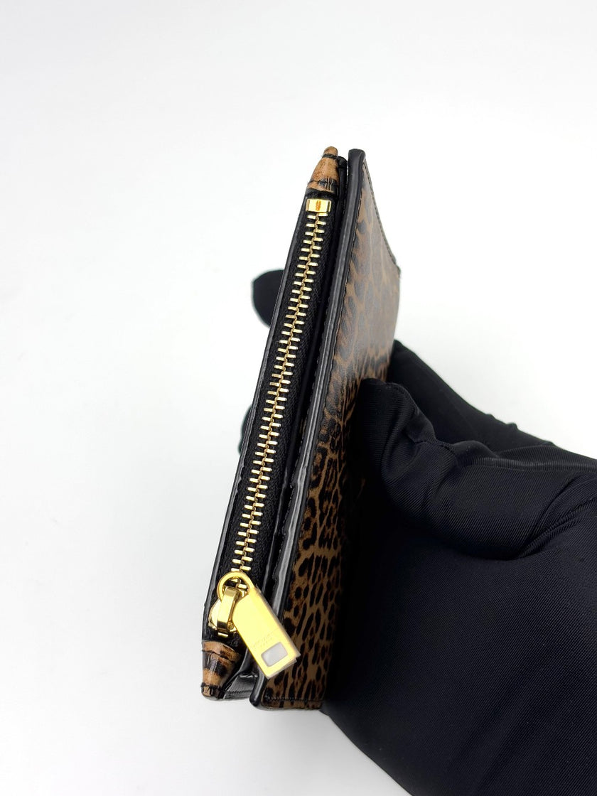 [SALE] Brand New. YSL Bifold Wallet Leopard|7172