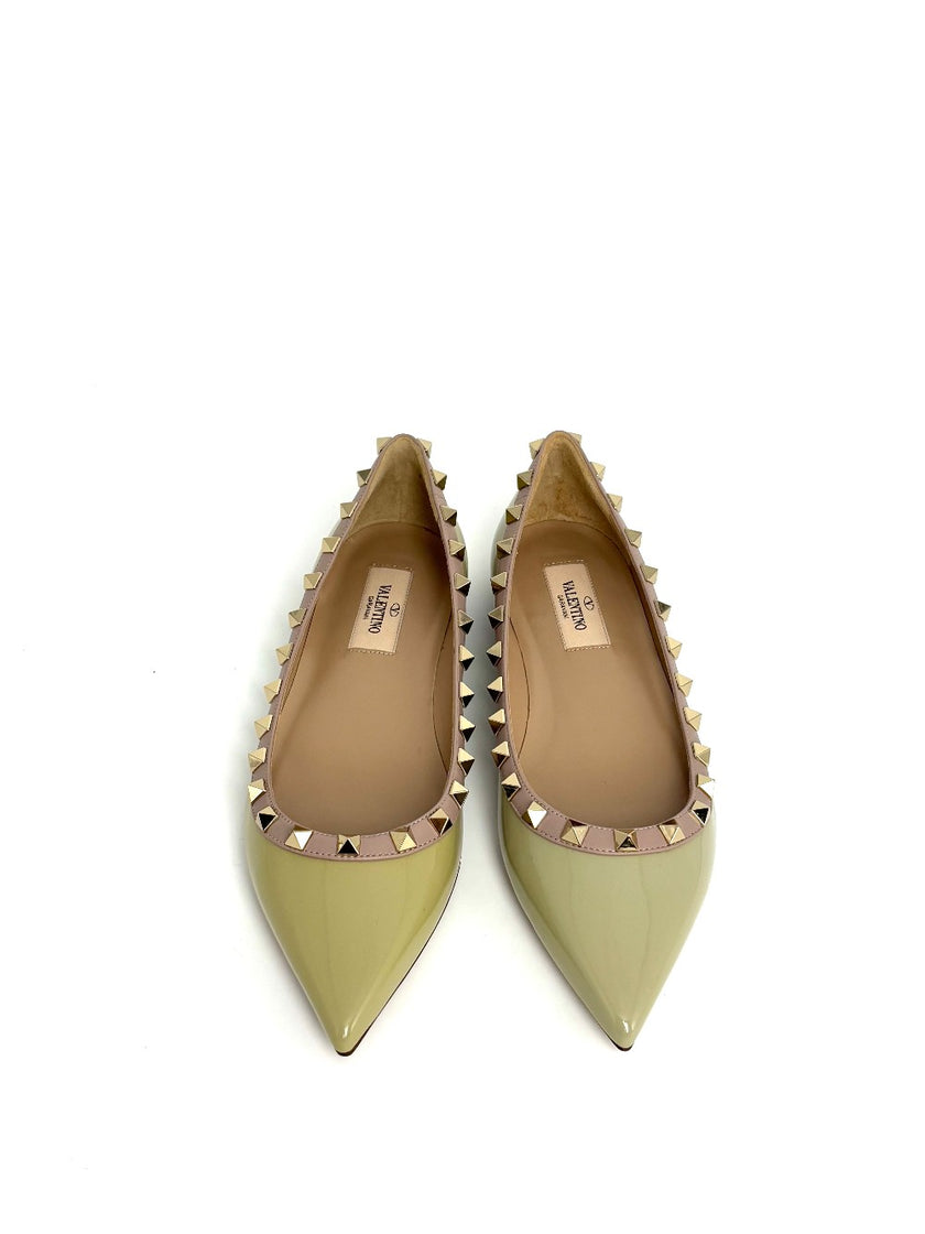 Brand New. Valentino Flats Gray. 36.5|8415