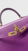 Unused. Hermes Kelly 25 Anemone Sellier Epsom GHW. DST759IH|8282