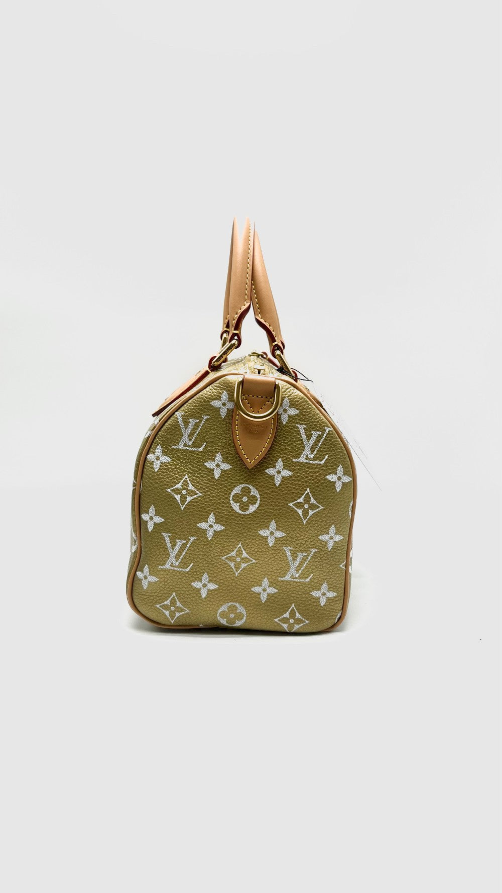 Brand New. LV Speedy P9 Bandouliere 25 Gold Kintsugi|16683