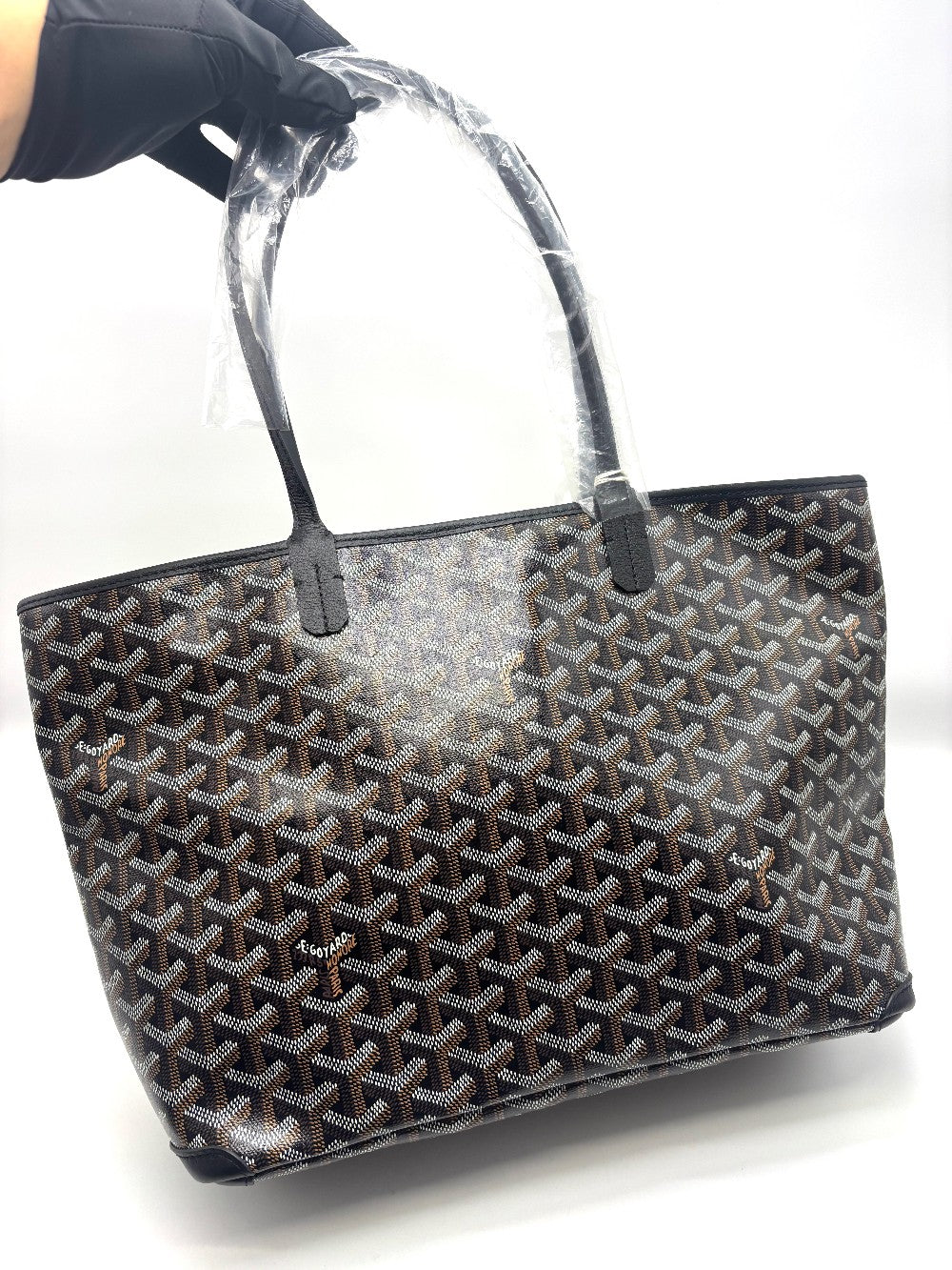 Brand New. Goyard Artois PM Black. SIS020247|17171