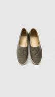 Preowned. Chanel Espadrille Khaki. 40|11448