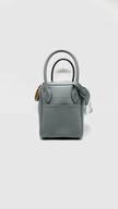 Brand New. Hermes Lindy 26 Gris Pantin Clemence PHW. KMA791DH|14636