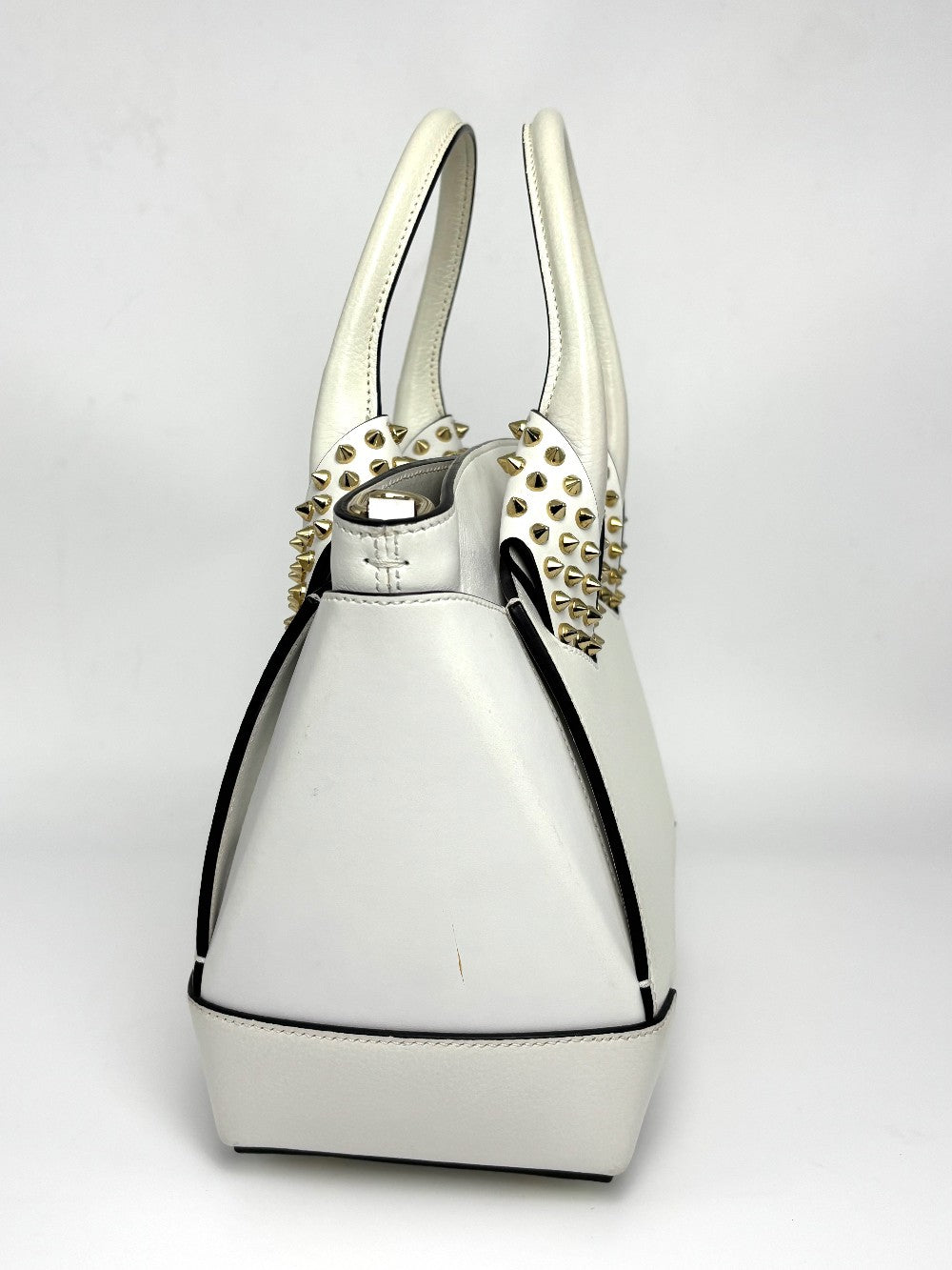 [SALE] Preowned. Louboutin Eloise Two Way White|9477