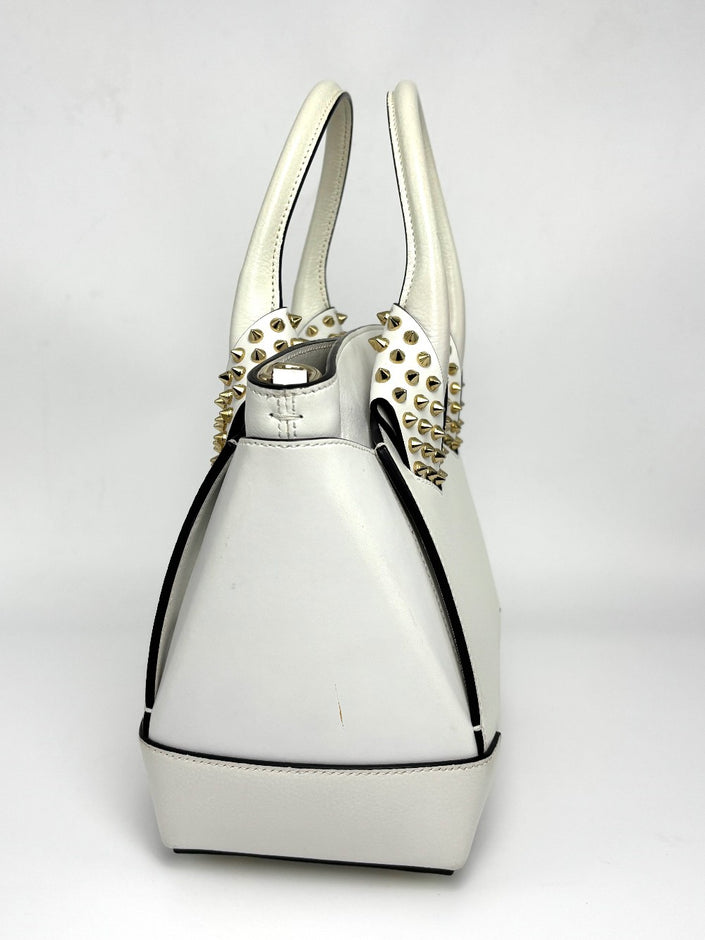 Preowned. Louboutin Eloise Two Way White|9477