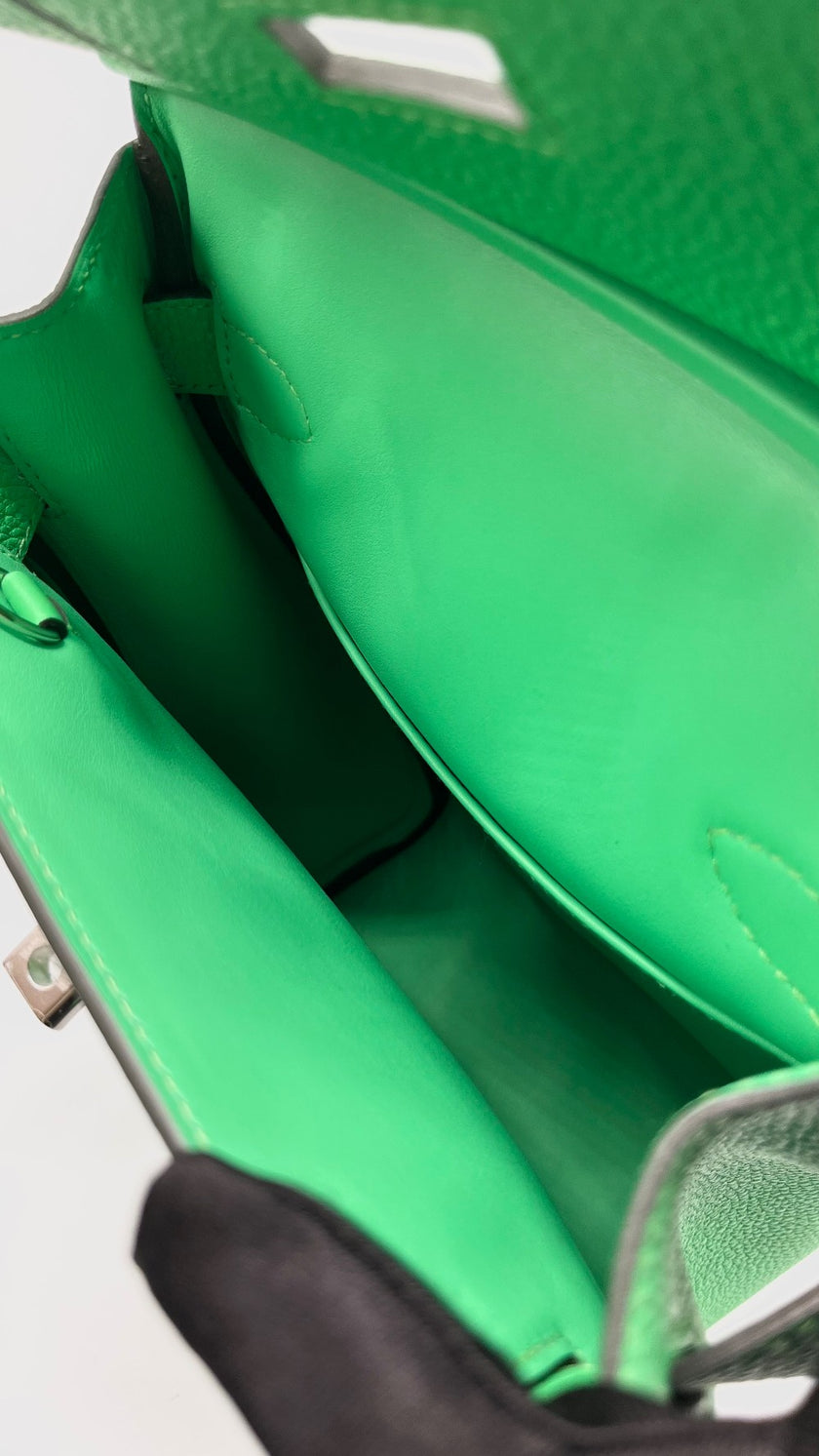 Brand New. Hermes Hac A Dos Togo Vert Comics PHW. WIS884KT|7980