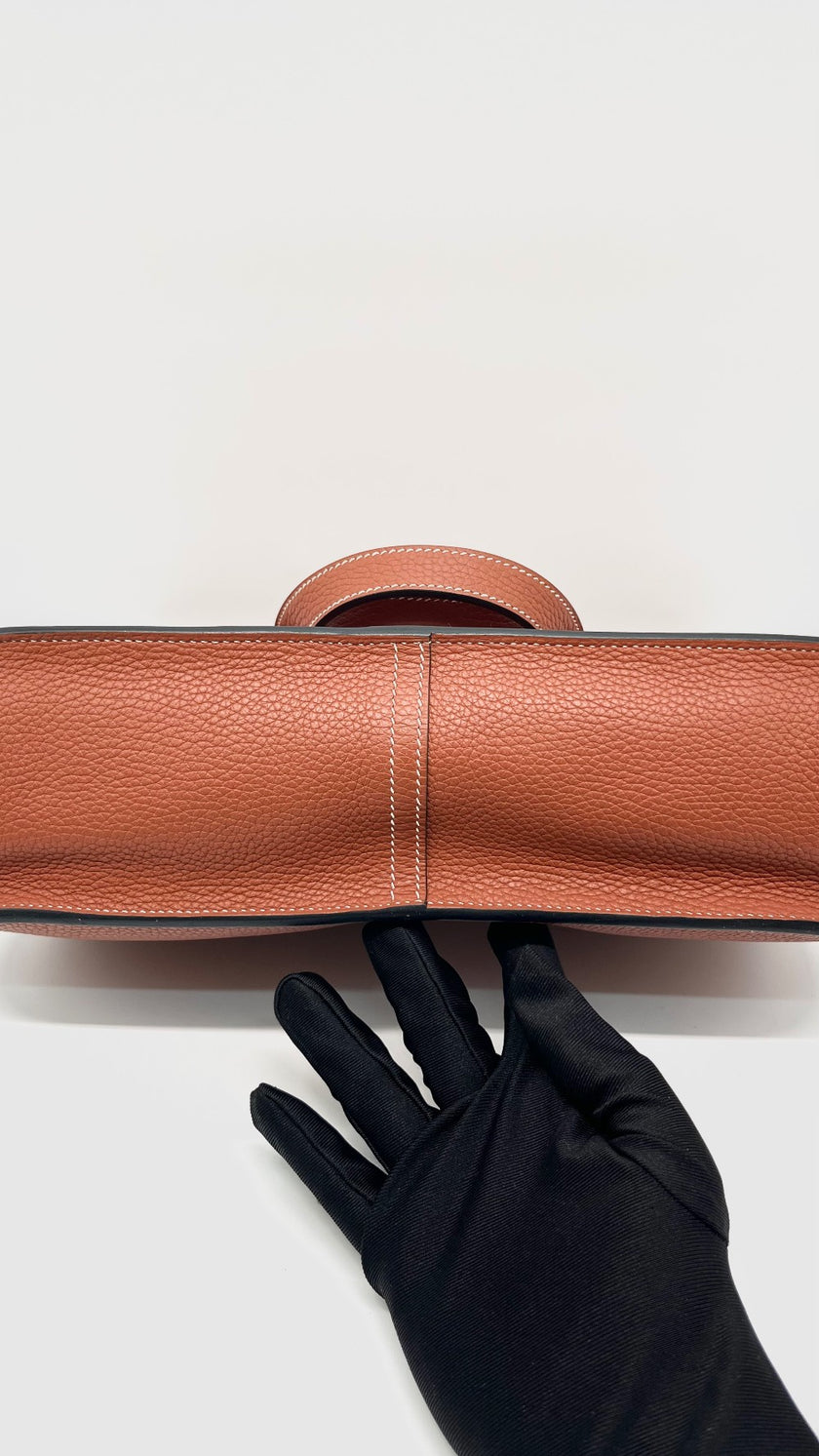 Preowned. Hermes Halzan 31 Cuirve Togo GHW. DBT007TD|15315