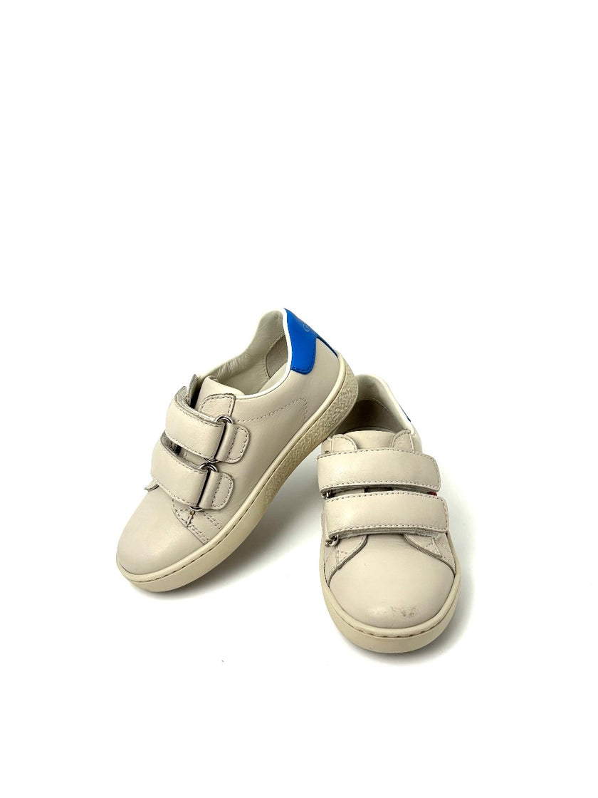 Preowned. Gucci Interlocking G Ace Kids Sneakers White/Red/Blue. 23|7635