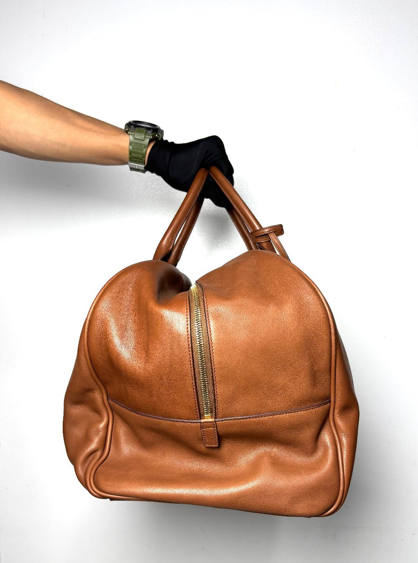 Preowned. YSL Luggage Brown|11907