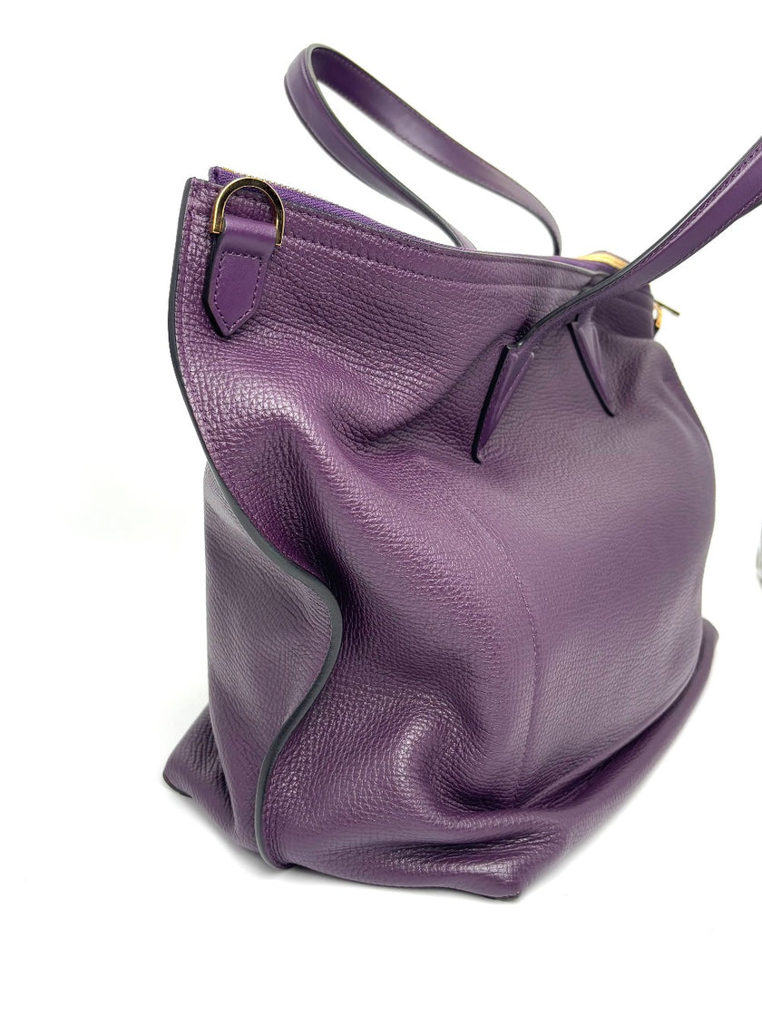 Preowned. Versace 2-way Tote Violet|6402