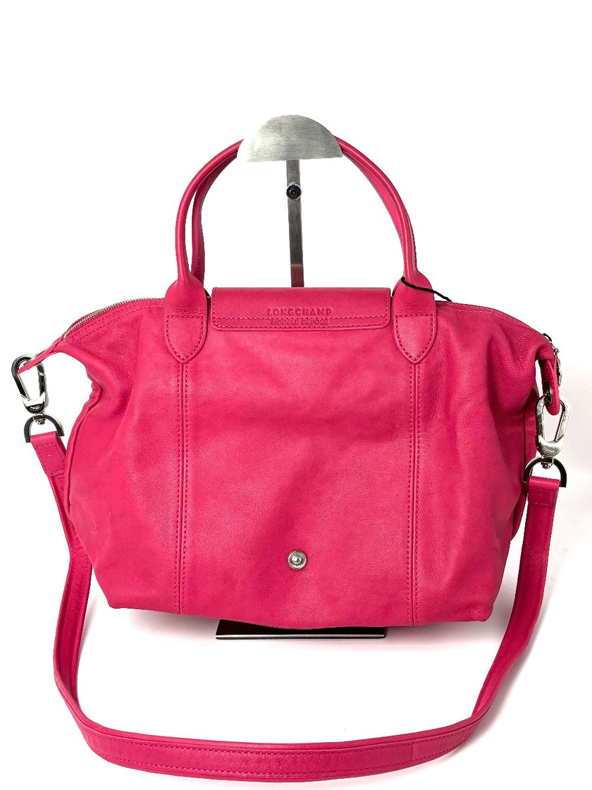 Preowned. Longchamp 2-way Pink|11193