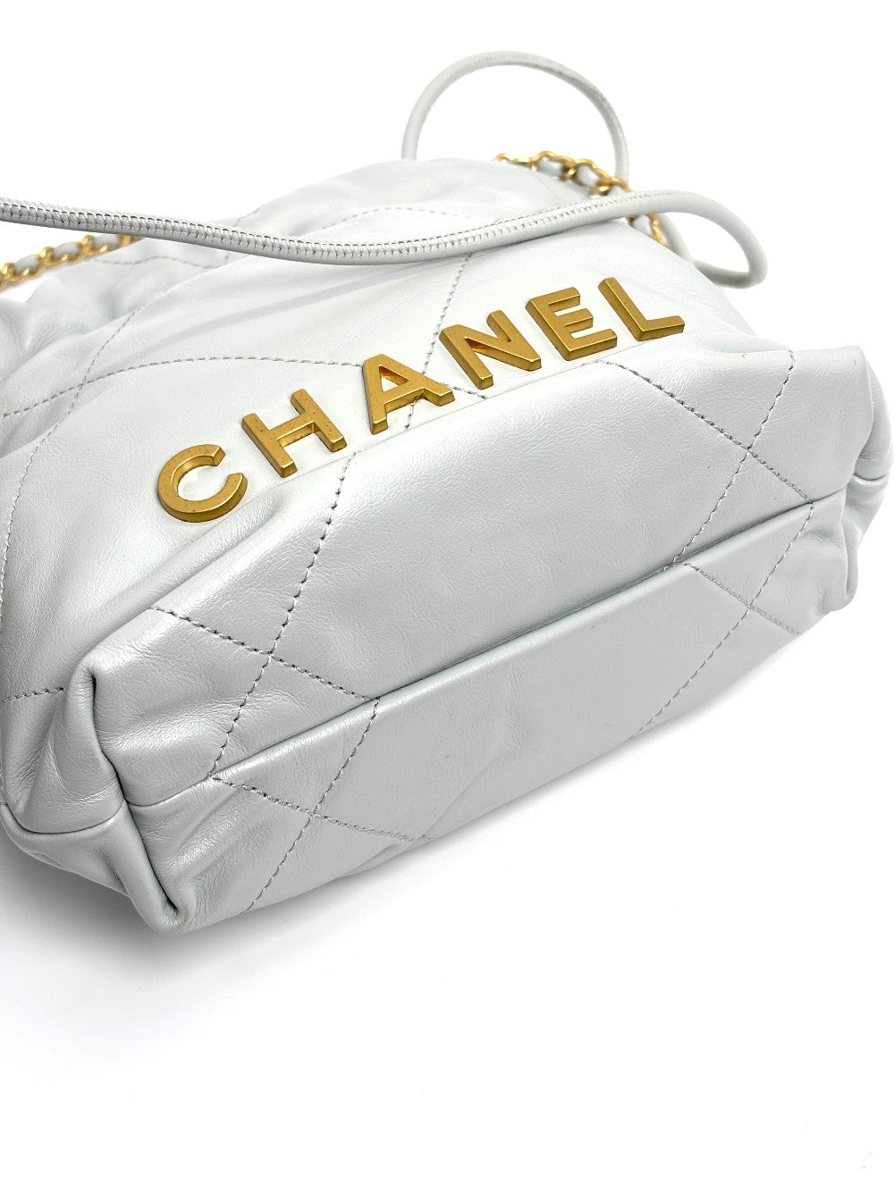Brand New. Chanel C22 Mini Gray. X2TK5AEC|4087