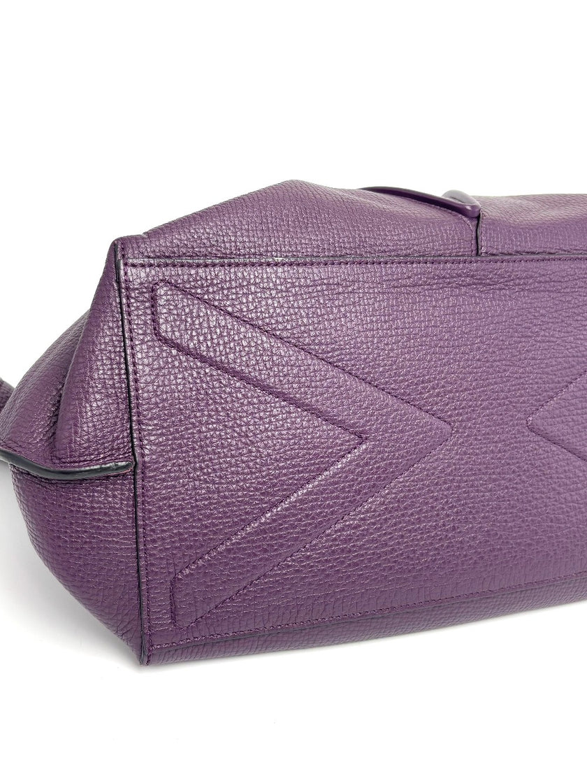 Preowned. Versace 2-way Tote Violet|6403