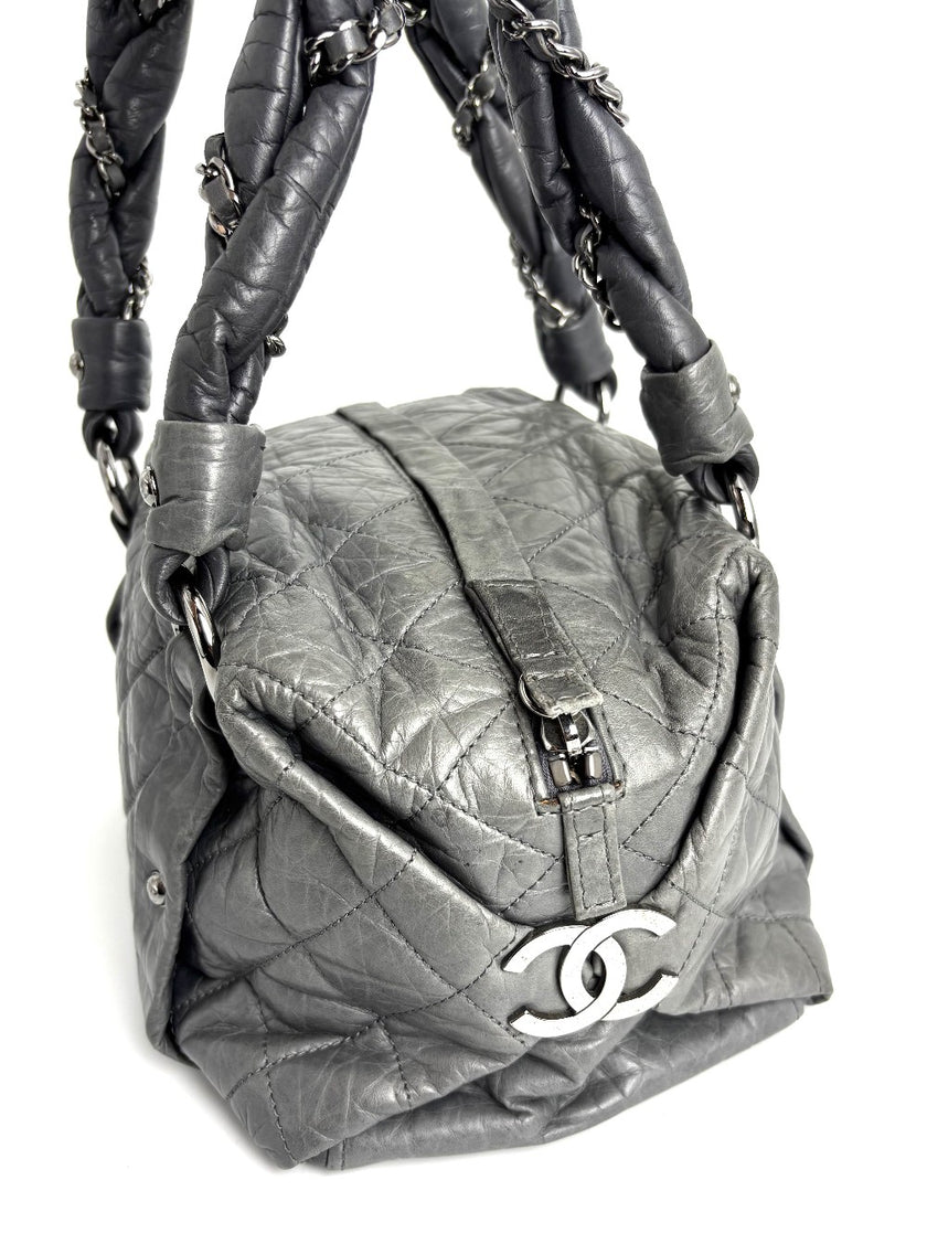 Preowned. Chanel Matelasse Vintage Gray. 10457941|4140