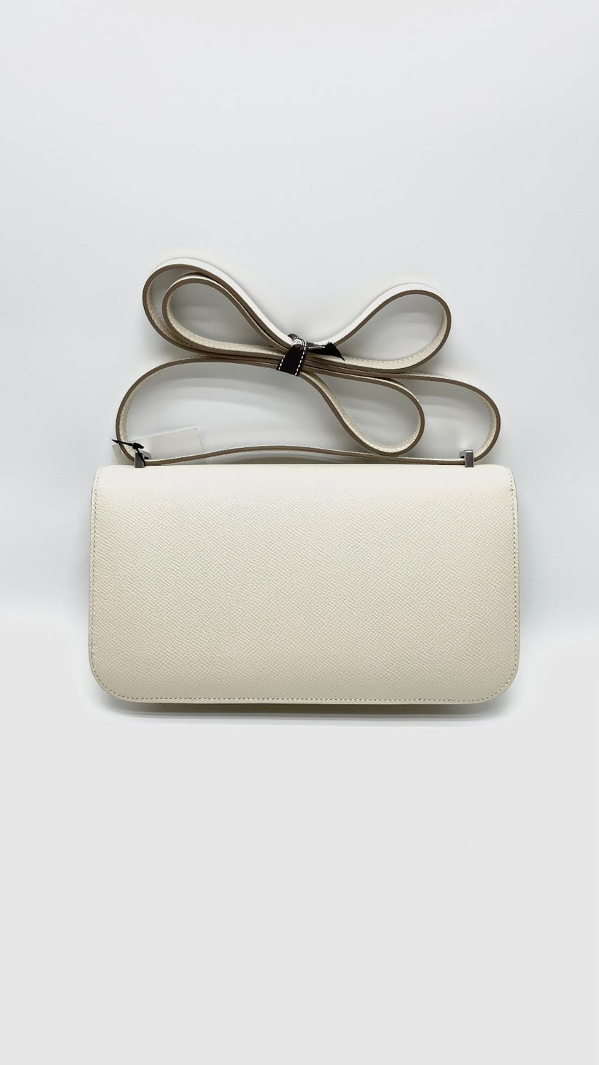 Brand New. Hermes Constance Elan Craie Epsom PHW. WMS942FG|16802