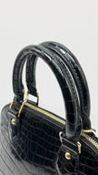 Brand New. LV Alma BB Vernis Croc Black|7858