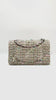 Preowned. Chanel Medium Double Flap Tweed SHW. 9857918|7890