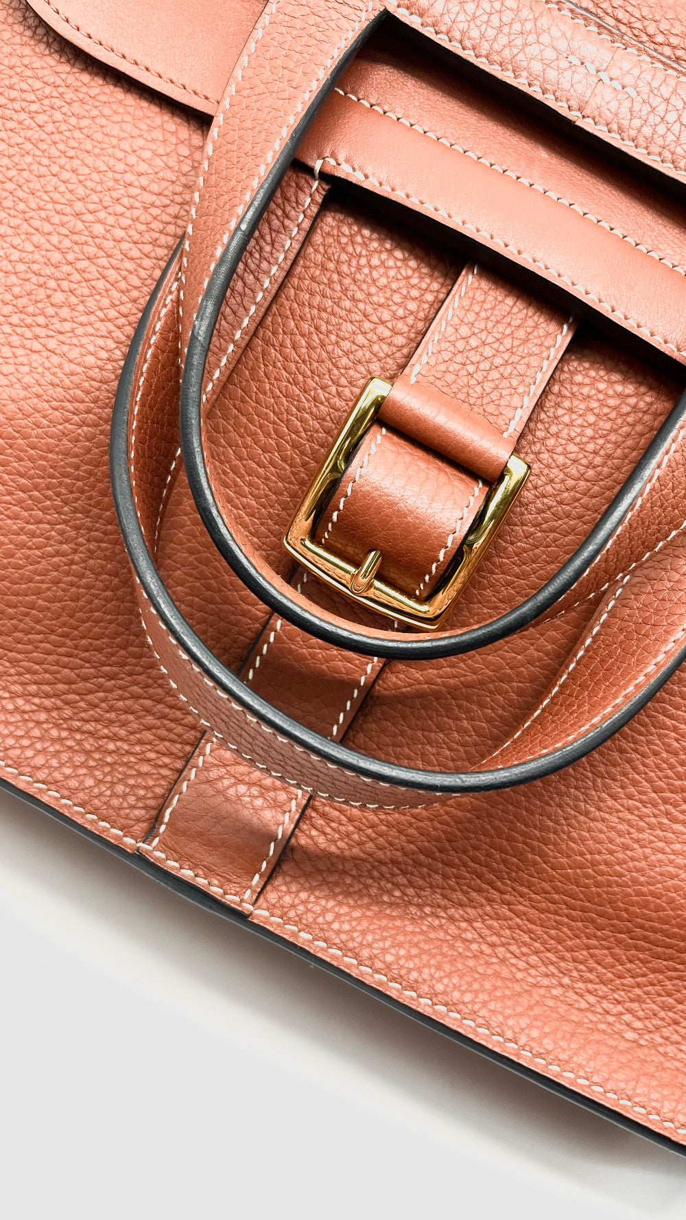 Preowned. Hermes Halzan 31 Cuirve Togo GHW. DBT007TD|15312