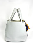 Like New. Hermes Picotin 22 Blue Perle. UOT004MW|3767