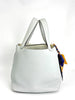 Like New. Hermes Picotin 22 Blue Perle. UOT004MW|3767