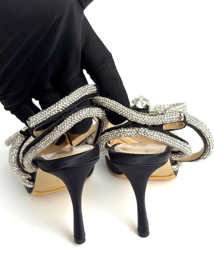 Unused. Mach&Mach Heel Black. 35|12150