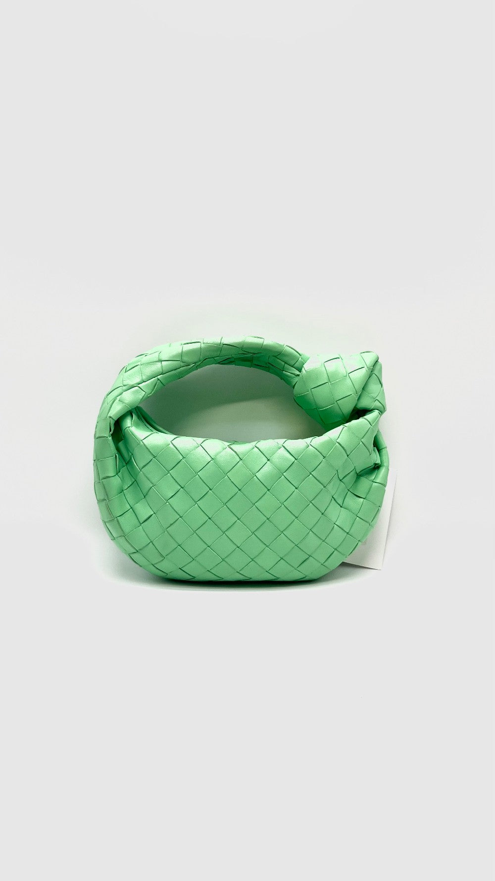 Brand New. Bottega Mini Jodie Mint Green GHW. B09682129T|15850