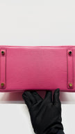 Preowned. Hermes Birkin 30 Rose Tyrien Chevre GHW. N40|13664