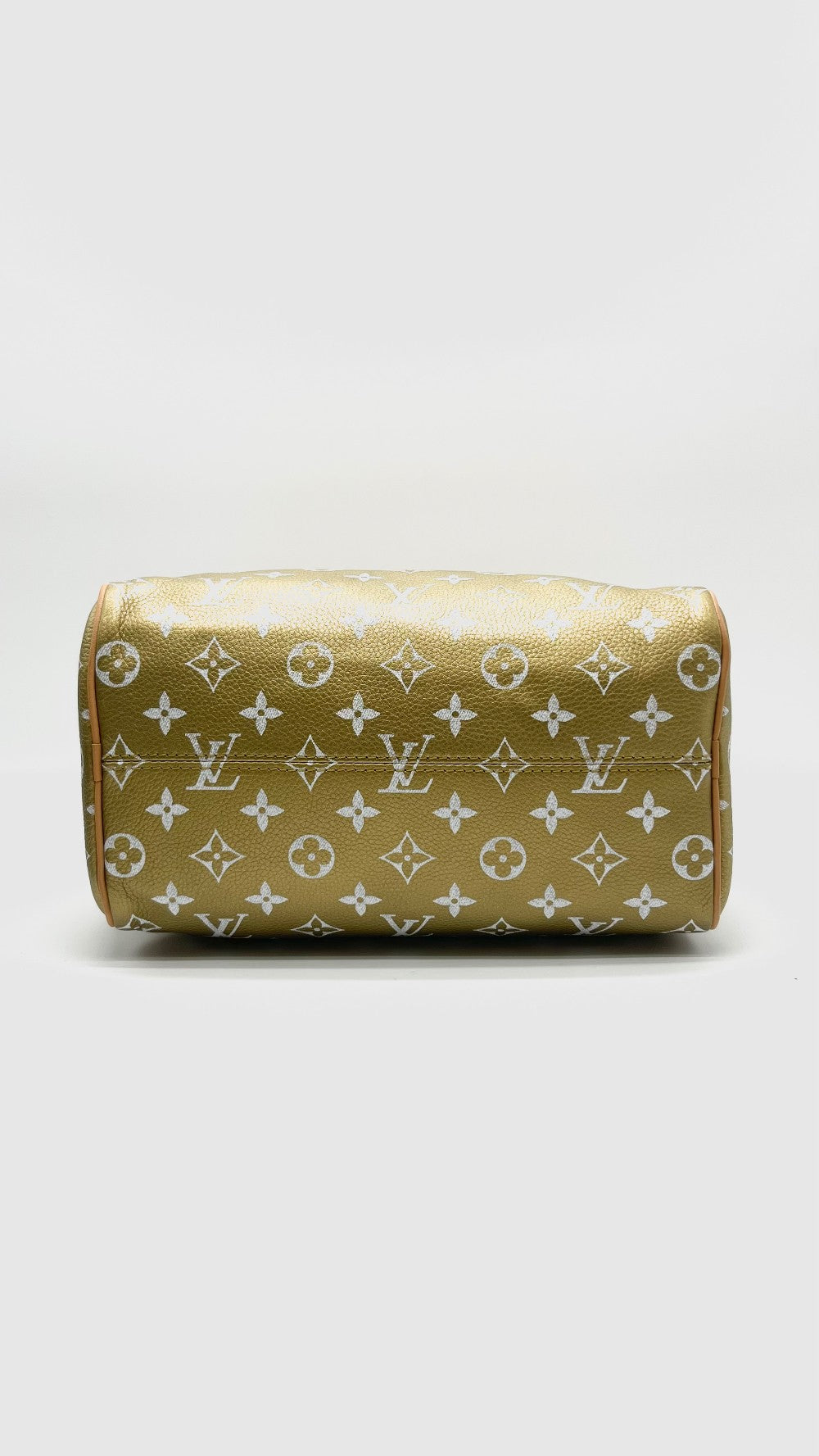 Brand New. LV Speedy P9 Bandouliere 25 Gold Kintsugi|16686
