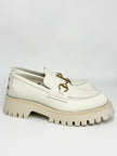 Brand New. Gucci Loafers White. 37|12166