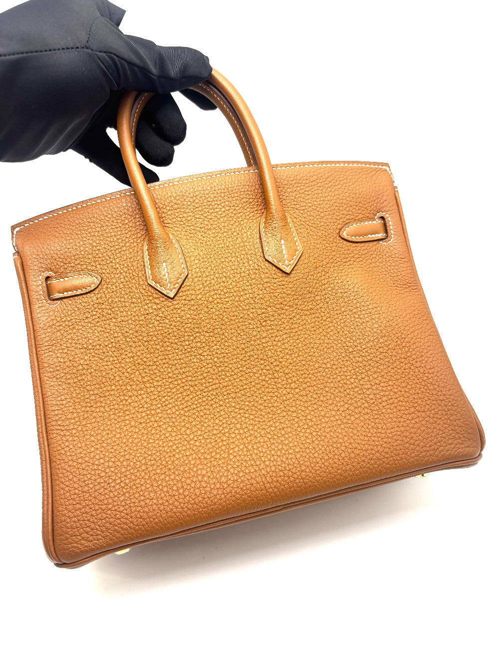 Like New. Hermes Birkin 25 Gold Togo GHW. XMA129AK|17927
