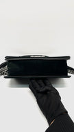 Preowned. Chanel Leboy Old Medium Black Velvet Ruth HW. 19944432|14735