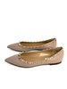 Preowned. Valentino Rockstud Ballet Flats Pale Pink 37|12361