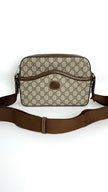 [SALE] Like New. Gucci Interlocking G Messenger Brown Bag|4736