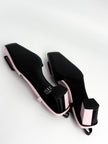 Brand New. Roger Belle Vivier Sling Back Patent Black/ Pink. 36|12796
