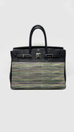 Preowned. Hermes Birkin 35 Vibrato Blue Indigo Togo PHW. G24C|13928