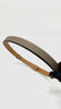 Brand New. Hermes Kelly Belt Etoupe GHW|9958