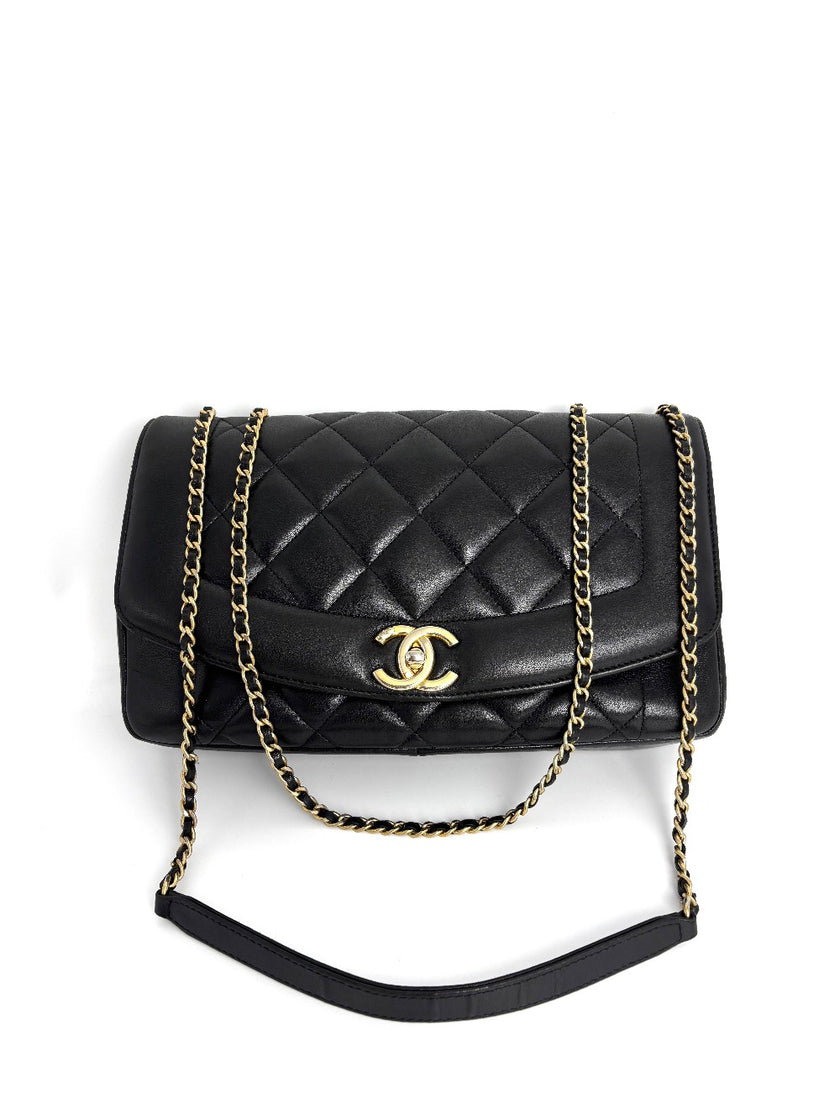 Preowned. Chanel Seasonal Flap Black GHW. 20734928|4128