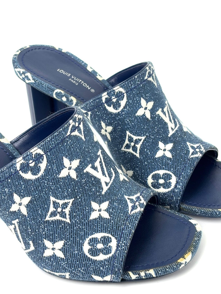 Brand New. LV Sandals Denim. 37|7504